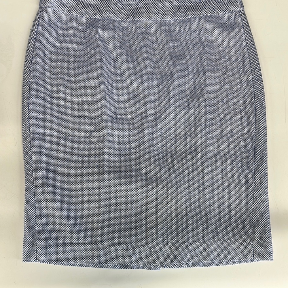 Banana Republic blue Knee-Length Pencil Skirt